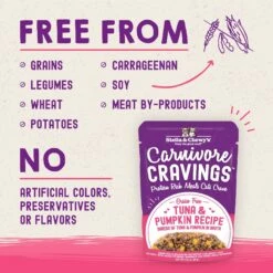 Stella & Chewy's Carnivore Cravings Tuna & Pumpkin Flavored Shredded Wet Cat Food -Meow Meals 576278 PT2. AC SS1800 V1657660465