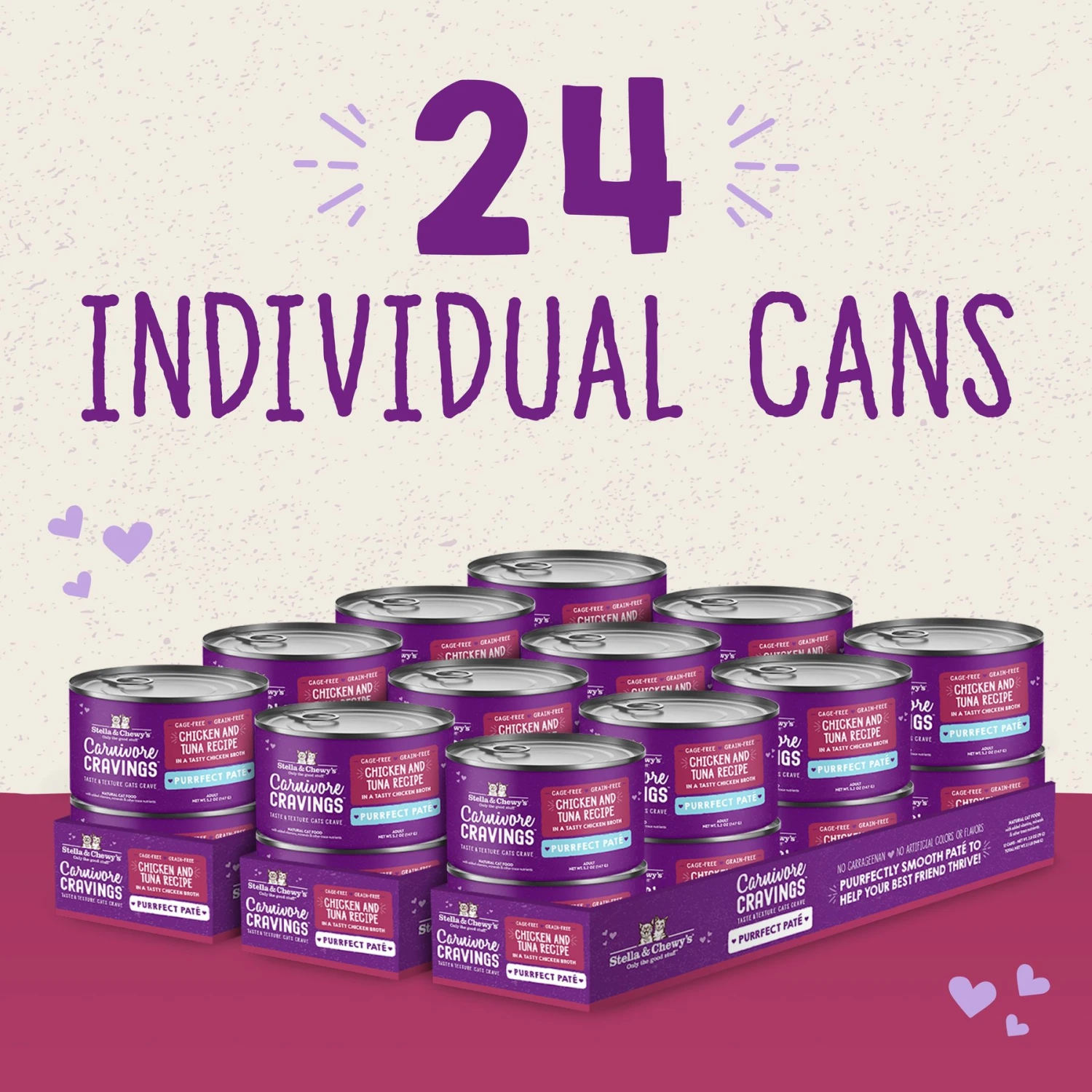 Stella & Chewy's Purrfect Pate Chicken & Tuna Flavored Pate Wet Cat Food 8 Stella & Chewy's Purrfect Pate Chicken & Tuna Flavored Pate Wet Cat Food - Image 6
