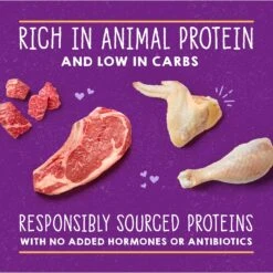 Stella & Chewy's Savory Shreds Chicken & Beef Flavored Shredded Wet Cat Food -Meow Meals 576462 PT3. AC SS1800 V1657660469