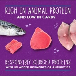 Stella & Chewy's Savory Shreds Tuna & Mackerel Flavored Shredded Wet Cat Food -Meow Meals 576558 PT3. AC SS1800 V1657660471