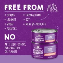Stella & Chewy's Stella & Chewy's Carnivore Cravings Wild-Caught Tuna Flavored Minced Wet Cat Food -Meow Meals 576654 PT2. AC SS1800 V1657660473