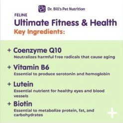Dr. Bill's Pet Nutrition Feline Ultimate Fitness & Health Cat Supplement Powder 12 Dr. Bill's Pet Nutrition Feline Ultimate Fitness & Health Cat Supplement Powder -Meow Meals 577526 PT2. AC SS1800 V1673988180