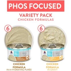 Weruva Wx Phos Focused Chicken Variety Pack Grain-Free Wet Cat Food, 3-oz Can, Case Of 12 -Meow Meals 578142 PT2. AC SS1800 V1684171823