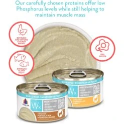 Weruva Wx Phos Focused Chicken Variety Pack Grain-Free Wet Cat Food, 3-oz Can, Case Of 12 -Meow Meals 578142 PT8. AC SS1800 V1684343902