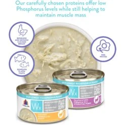 Weruva Wx Phos Focused Pate & Gravy Variety Pack Grain-Free Wet Cat Food, 3-oz Can, Case Of 12 -Meow Meals 578158 PT8. AC SS1800 V1684342216