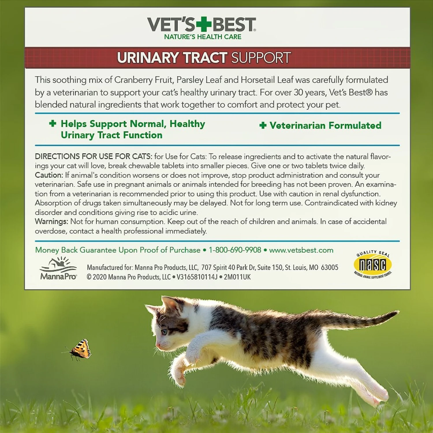 Vet's Best Chewable Tablets Urinary Supplement For Cats 10 Vet's Best Chewable Tablets Urinary Supplement For Cats - Image 8
