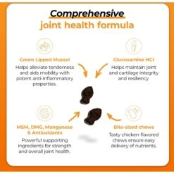 VetriScience GlycoFlex 3 Chicken Liver Flavored Soft Chews Joint Supplement For Cats -Meow Meals 60806 PT2. AC SS1800 V1649862407