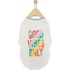 Frisco Good Vibes Only Dog & Cat T-Shirt -Meow Meals 608518 MAIN. AC SS1800 V1676644420