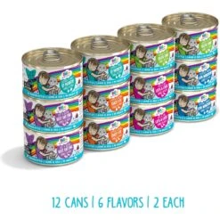 Weruva Cats In The Kitchen Cuties Variety Pack Grain-Free Canned Cat Food & BFF OMG Rainbow Road Variety Pack Grain-Free Canned Cat Food -Meow Meals 611614 PT5. AC SS1800 V1661530190