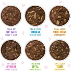 Weruva Cats In The Kitchen Cuties Variety Pack Grain-Free Canned Cat Food & BFF Rainbow A Gogo Variety Pack Wet Cat Food Pouches, 3-oz, Case Of 12 -Meow Meals 611630 PT8. AC SS1800 V1661530102