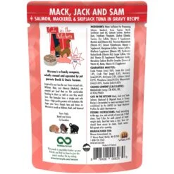 Weruva Cats In The Kitchen Mack, Jack & Sam Salmon, Mackerel & Tuna Recipe Grain-Free Cat Food Pouches & BFF Tuna & Salmon Sweet Cheeks Dinner In Gravy Wet Cat Food Pouches -Meow Meals 611638 PT3. AC SS1800 V1661548550