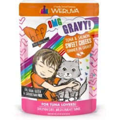 Weruva Cats In The Kitchen Mack, Jack & Sam Salmon, Mackerel & Tuna Recipe Grain-Free Cat Food Pouches & BFF Tuna & Salmon Sweet Cheeks Dinner In Gravy Wet Cat Food Pouches -Meow Meals 611638 PT6. AC SS1800 V1661548431