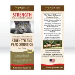 Wapiti Labs Strength Formula For Peak Condition Cat Supplement 13 Wapiti Labs Strength Formula For Peak Condition Cat Supplement -Meow Meals 61256 PT5. AC SS1800 V1582745989