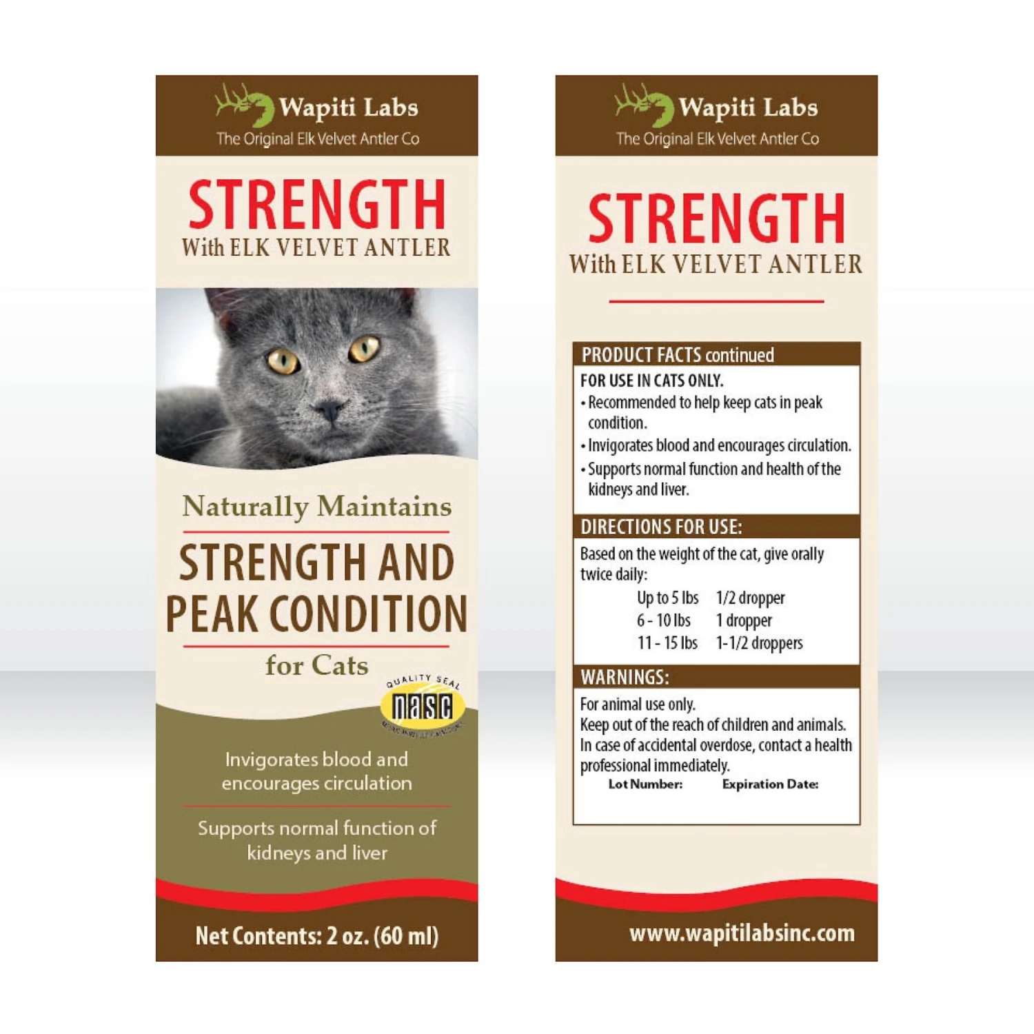 Wapiti Labs Strength Formula For Peak Condition Cat Supplement 8 Wapiti Labs Strength Formula For Peak Condition Cat Supplement - Image 6