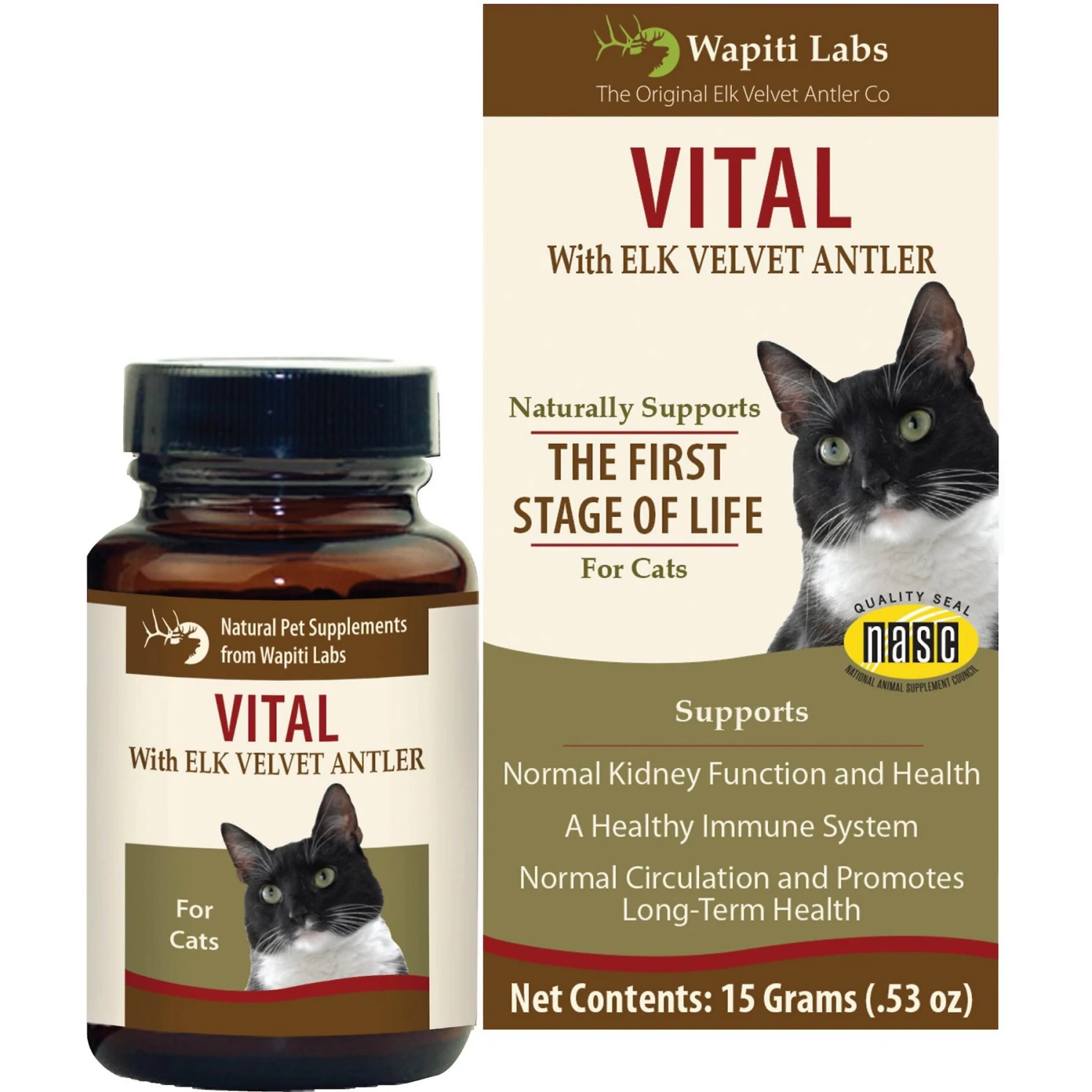 Wapiti Labs Vital Formula Cat Supplement 3 Wapiti Labs Vital Formula Cat Supplement
