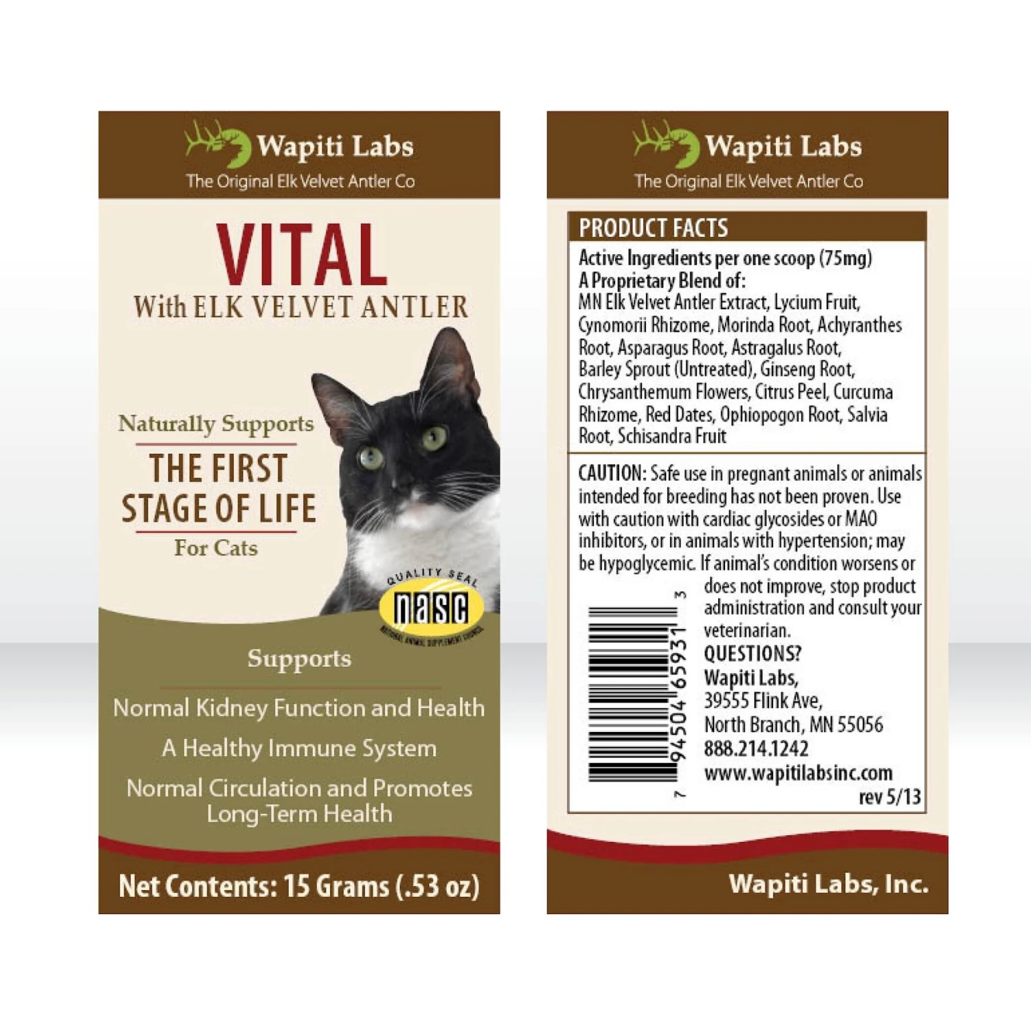 Wapiti Labs Vital Formula Cat Supplement 4 Wapiti Labs Vital Formula Cat Supplement - Image 2