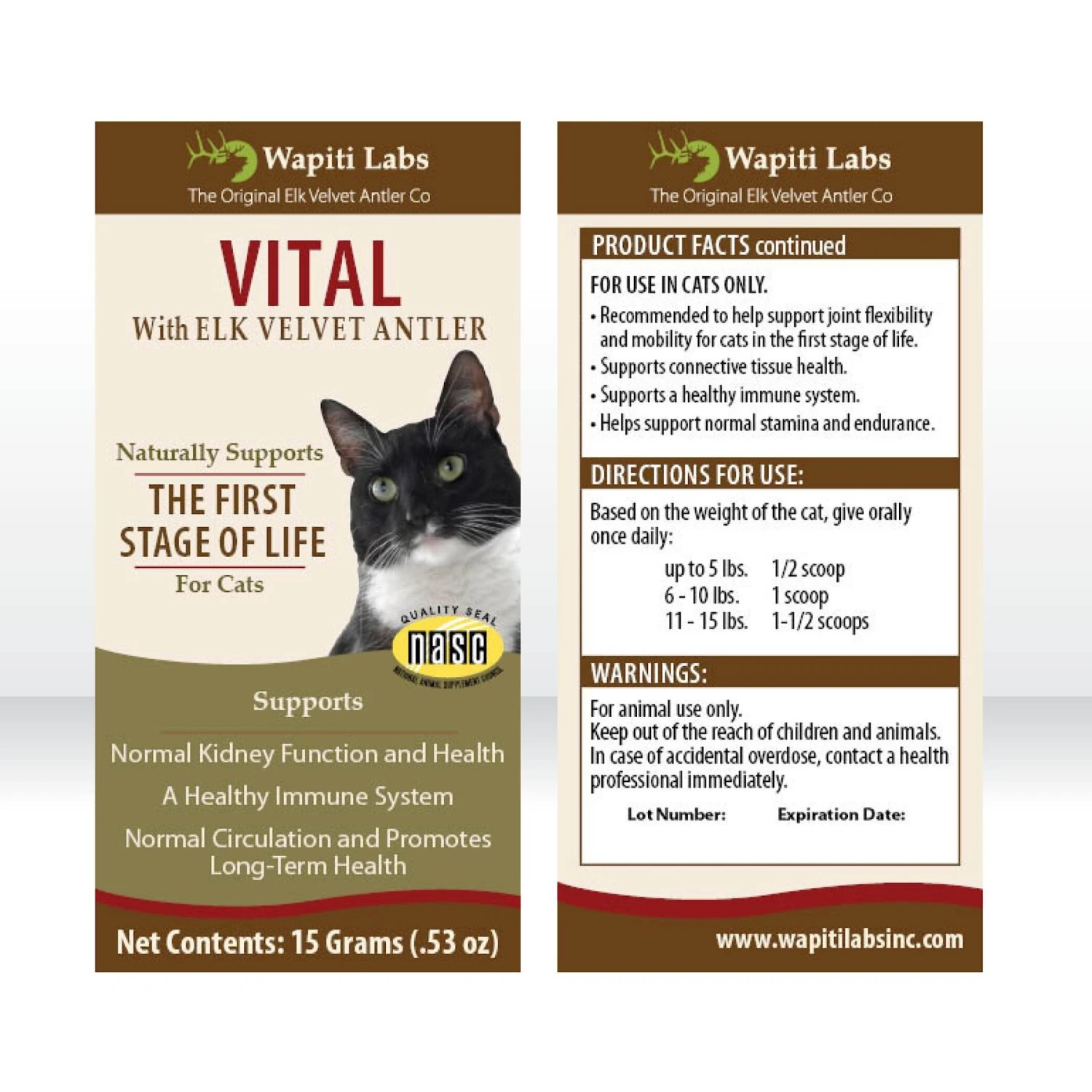 Wapiti Labs Vital Formula Cat Supplement 8 Wapiti Labs Vital Formula Cat Supplement - Image 6