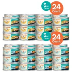 CANIDAE Balanced Bowl Salmon & Sweet Potato Recipe In Gravy Wet Cat Food, 3-oz Can, Case Of 24 & CANIDAE Balanced Bowl Chicken & Pumpkin Recipe In Gravy Wet Cat Food, 3-oz Can, Case Of 24