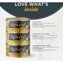 Reveal Natural Grain-Free Variety Of Chicken In Broth Flavored Wet Cat Food -Meow Meals 637878 PT2. AC SS1800 V1663106100