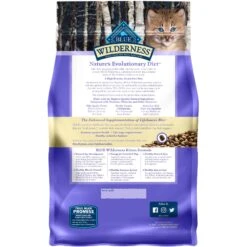 Blue Buffalo Wilderness High Protein Natural Grain-Free Chicken Kitten Dry Cat Food + 2 Items -Meow Meals 646838 PT2. AC SS1800 V1664560849