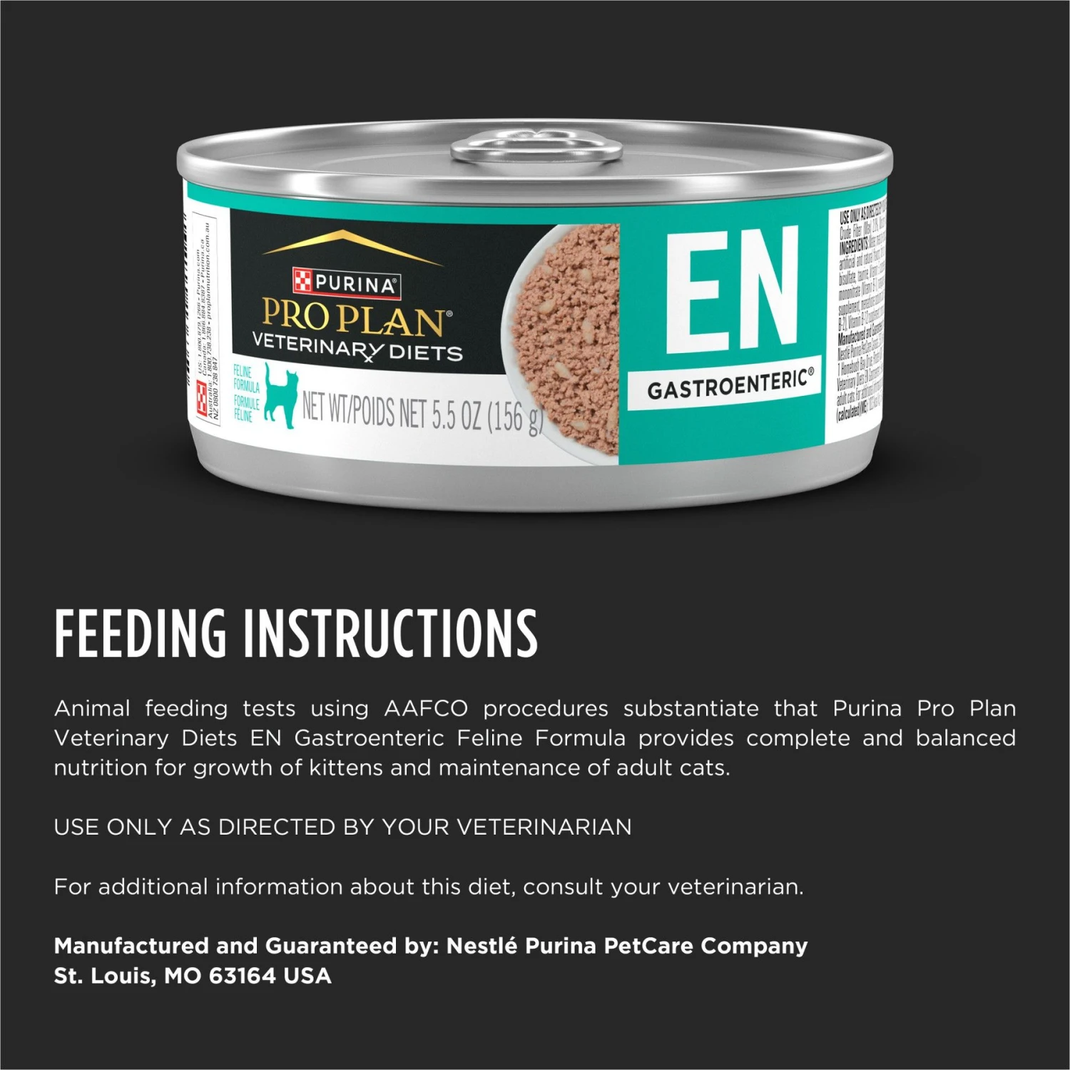 Purina Pro Plan Veterinary Diets EN Gastroenteric Wet Cat Food 10 Purina Pro Plan Veterinary Diets EN Gastroenteric Wet Cat Food - Image 8