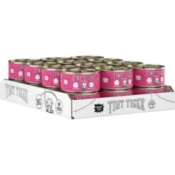 Tiny Tiger Pate Beef Recipe Grain-Free Canned Cat Food & Tiny Tiger, Lickables, Variety Pack, Bisque Cat Treat & Topper -Meow Meals 652758 PT2. AC SS1800 V1664899098