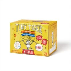 Tiny Tiger, Kitten Classic, Variety Pack, Whitefish & Poultry Pate Recipe, Canned Cat Food & Tiny Tiger, Lickables, Variety Pack, Bisque Cat Treat & Topper -Meow Meals 652782 PT1. AC SS1800 V1664899377