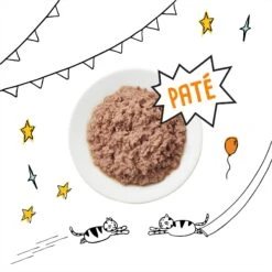 Tiny Tiger, Kitten Classic, Variety Pack, Whitefish & Poultry Pate Recipe, Canned Cat Food & Tiny Tiger, Lickables, Variety Pack, Bisque Cat Treat & Topper -Meow Meals 652782 PT4. AC SS1800 V1664899732