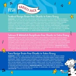 Tiny Tiger Chunks In EXTRA Gravy Seafood Recipes Variety Pack Grain-Free Canned Cat Food & Tiny Tiger, Lickables, Variety Pack, Bisque Cat Treat & Topper 13 Tiny Tiger Chunks In EXTRA Gravy Seafood Recipes Variety Pack Grain-Free Canned Cat Food & Tiny Tiger, Lickables, Variety Pack, Bisque Cat Treat & Topper -Meow Meals 652798 PT3. AC SS1800 V1664899498