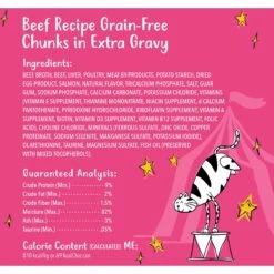 Tiny Tiger Chunks In EXTRA Gravy Beef Recipe Grain-Free Canned Cat Food & Tiny Tiger, Lickables, Variety Pack, Bisque Cat Treat & Topper -Meow Meals 652806 PT3. AC SS1800 V1664899439