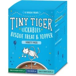 Tiny Tiger Pate Beef & Poultry Recipes Variety Pack Grain-Free Canned Cat Food & Tiny Tiger, Lickables, Variety Pack, Bisque Cat Treat & Topper -Meow Meals 652822 PT5. AC SS1800 V1664899439