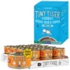 Tiny Tiger Chunks In Gravy Turkey Recipe Grain-Free Canned Cat Food & Tiny Tiger, Lickables, Variety Pack, Bisque Cat Treat & Topper