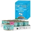 Tiny Tiger Pate Seafood Recipe Grain-Free Canned Cat Food & Tiny Tiger, Lickables, Variety Pack, Bisque Cat Treat & Topper -Meow Meals 652854 MAIN. AC SS1800 V1664895663