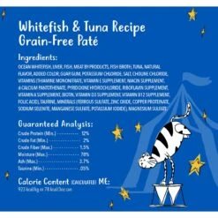 Tiny Tiger Pate Whitefish & Tuna Recipe Grain-Free Canned Cat Food & Tiny Tiger, Lickables, Variety Pack, Bisque Cat Treat & Topper -Meow Meals 652878 PT3. AC SS1800 V1664899378