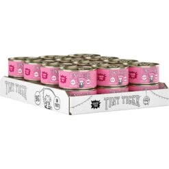 Tiny Tiger Pate Salmon Recipe Grain-Free Canned Cat Food & Tiny Tiger, Lickables, Variety Pack, Bisque Cat Treat & Topper 13 Tiny Tiger Pate Salmon Recipe Grain-Free Canned Cat Food & Tiny Tiger, Lickables, Variety Pack, Bisque Cat Treat & Topper -Meow Meals 652902 PT2. AC SS1800 V1664899674