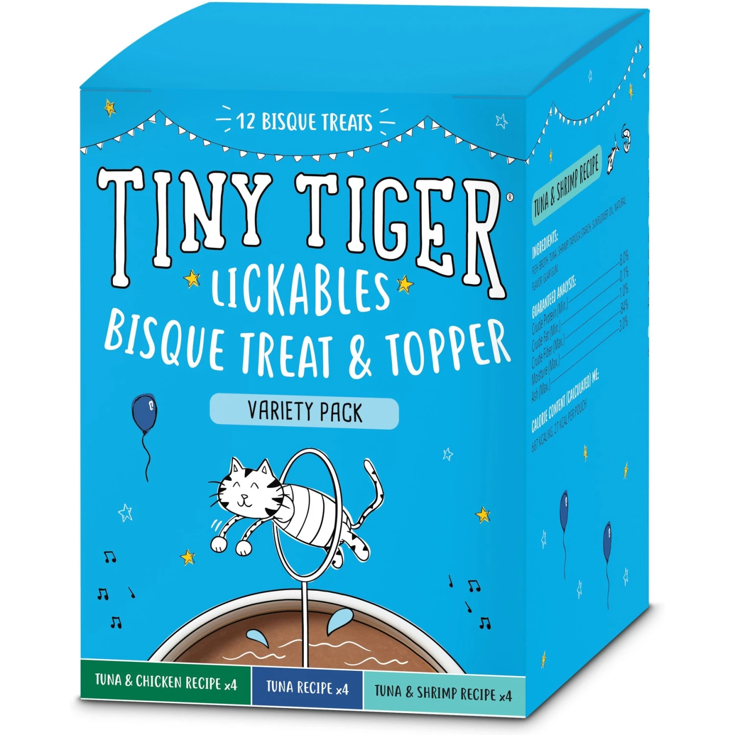 Tiny Tiger Pate Salmon Recipe Grain-Free Canned Cat Food & Tiny Tiger, Lickables, Variety Pack, Bisque Cat Treat & Topper 8 Tiny Tiger Pate Salmon Recipe Grain-Free Canned Cat Food & Tiny Tiger, Lickables, Variety Pack, Bisque Cat Treat & Topper - Image 6