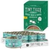 Tiny Tiger Chunks In EXTRA Gravy Seafood Recipe Grain-Free Canned Cat Food & Tiny Tiger Lickables, Senior Formula, Tuna & Chicken Recipe, Bisque Cat Treat & Topper -Meow Meals 652950 MAIN. AC SS1800 V1664898053