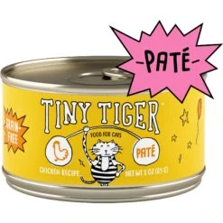Tiny Tiger Pate Chicken Recipe Grain-Free Canned Cat Food & Tiny Tiger Lickables, Senior Formula, Tuna & Chicken Recipe, Bisque Cat Treat & Topper -Meow Meals 653054 PT1. AC SS1800 V1664899497