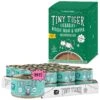 Tiny Tiger Pate Seafood Recipe Grain-Free Canned Cat Food & Tiny Tiger Lickables, Senior Formula, Tuna & Chicken Recipe, Bisque Cat Treat & Topper -Meow Meals 653078 MAIN. AC SS1800 V1664898054