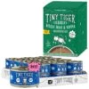 Tiny Tiger Pate Whitefish & Tuna Recipe Grain-Free Canned Cat Food & Tiny Tiger Lickables, Senior Formula, Tuna & Chicken Recipe, Bisque Cat Treat & Topper -Meow Meals 653102 MAIN. AC SS1800 V1664898054