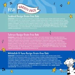 Tiny Tiger Pate Seafood Recipes Variety Pack Grain-Free Canned Cat Food & Tiny Tiger Lickables, Senior Formula, Tuna & Chicken Recipe, Bisque Cat Treat & Topper -Meow Meals 653118 PT3. AC SS1800 V1664898392