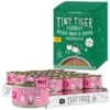 Tiny Tiger Pate Salmon Recipe Grain-Free Canned Cat Food & Tiny Tiger Lickables, Senior Formula, Tuna & Chicken Recipe, Bisque Cat Treat & Topper -Meow Meals 653126 MAIN. AC SS1800 V1664898053