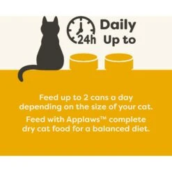 Applaws Chicken Breast Canned Cat Food -Meow Meals 65370 PT4. AC SS1800 V1658151956