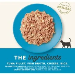 Applaws Tuna Fillet With Cheese Canned Cat Food -Meow Meals 65385 PT2. AC SS1800 V1658152248