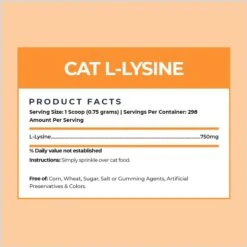 Alpha Paw Cat L-Lysine Immune Support Cat Supplement, 8-oz Jar 12 Alpha Paw Cat L-Lysine Immune Support Cat Supplement, 8-oz Jar -Meow Meals 653862 PT4. AC SS1800 V1665781950