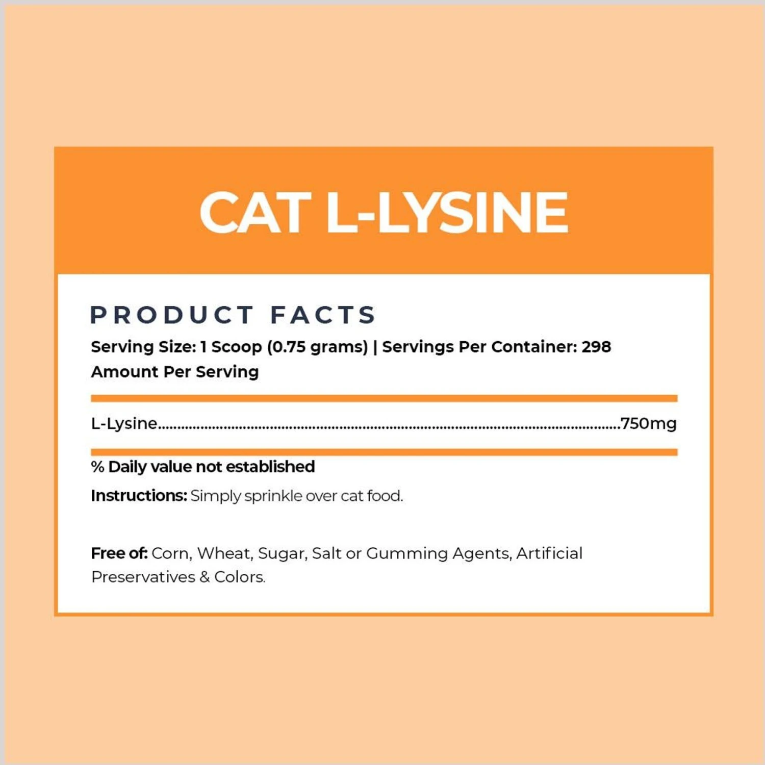Alpha Paw Cat L-Lysine Immune Support Cat Supplement, 8-oz Jar 6 Alpha Paw Cat L-Lysine Immune Support Cat Supplement, 8-oz Jar - Image 4