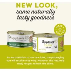 Applaws Tuna Fillet With Seaweed Canned Cat Food -Meow Meals 65391 PT1. AC SS1800 V1658152349