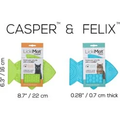 LickiMat Variety Pack Slow Feeder Cat Lick Mat, Green & Turquoise, 2 Count 9 LickiMat Variety Pack Slow Feeder Cat Lick Mat, Green & Turquoise, 2 Count -Meow Meals 654654 PT2. AC SS1800 V1668530683