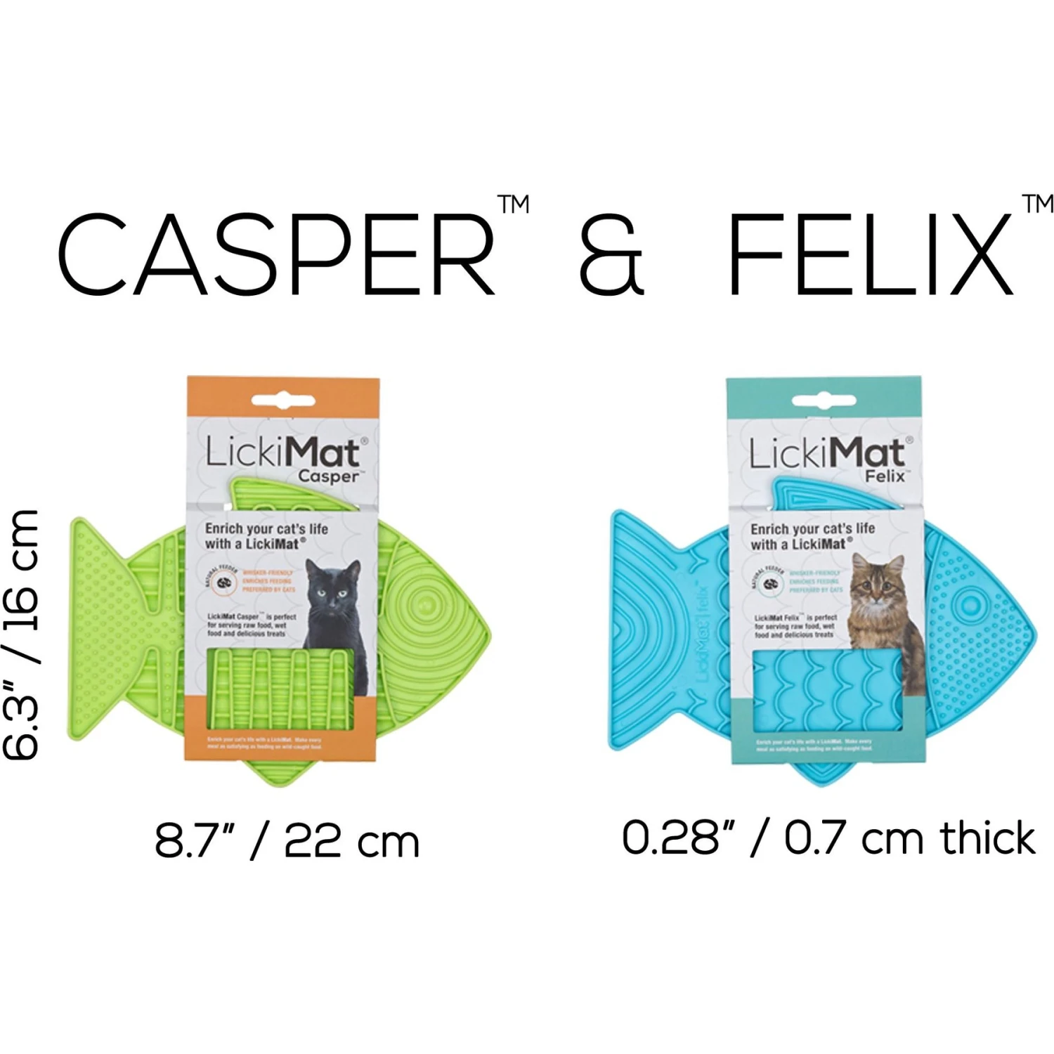 LickiMat Variety Pack Slow Feeder Cat Lick Mat, Green & Turquoise, 2 Count 5 LickiMat Variety Pack Slow Feeder Cat Lick Mat, Green & Turquoise, 2 Count - Image 3