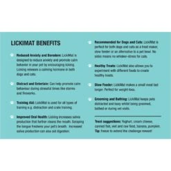 LickiMat Variety Pack Slow Feeder Cat Lick Mat, Green & Turquoise, 2 Count 11 LickiMat Variety Pack Slow Feeder Cat Lick Mat, Green & Turquoise, 2 Count -Meow Meals 654654 PT8. AC SS1800 V1668456884